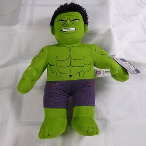 Marvel Avengers Hulk 10" Plush Figure Mark Ruffalo Bleacher Creatures 2015